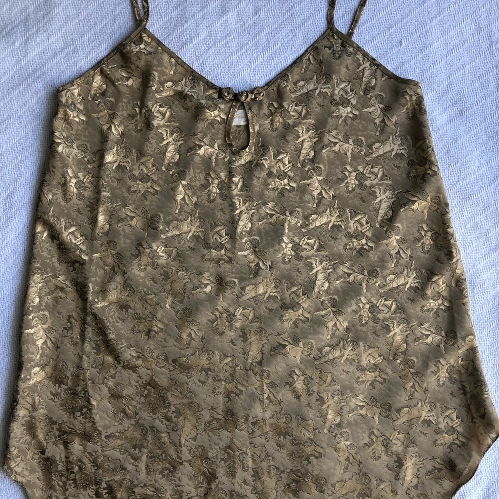 Vintage Inner Most Cherub Night Slip Dress
